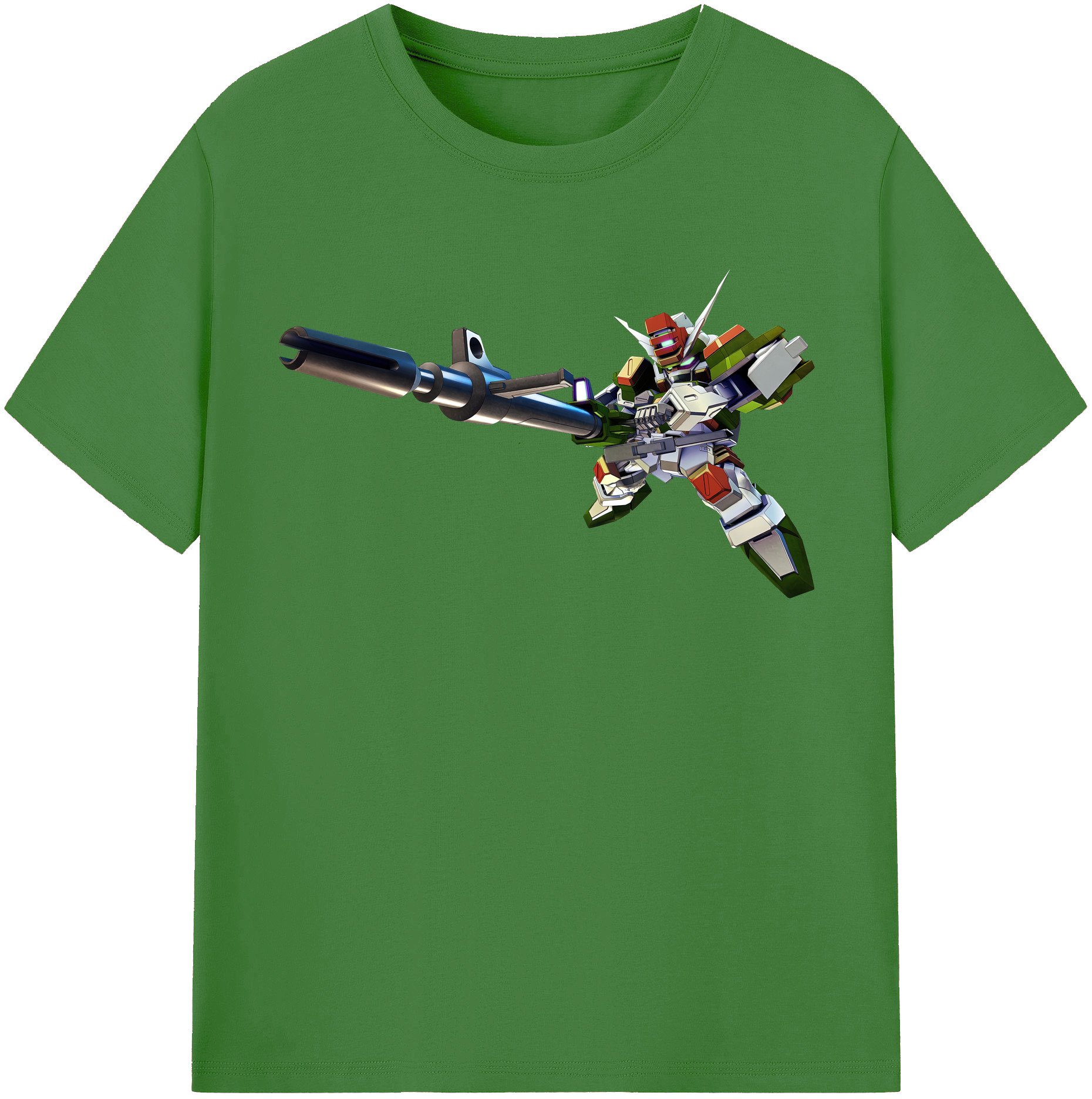 （画像用） 機動戦士ガンダム Mobile Suit Gundam レディースカジュアルプリントTシャツ（綿100％）